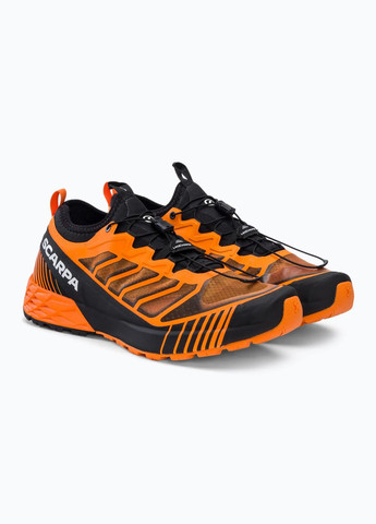 Комбіновані кросівки ribelle run чорний-помаранчевий Scarpa