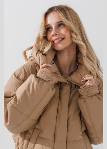 Бежевая зимняя куртка для девочки 994071 158 см бежевый (2000990767561w) shop (2000990767561) Venidise