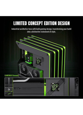 Корпус Blade Concept Black GameMax (370033703)