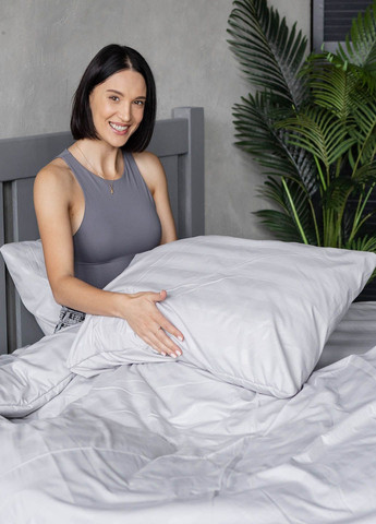 Комплект постельного белья на резинке Страйп (евро) Homedec - (352477657)