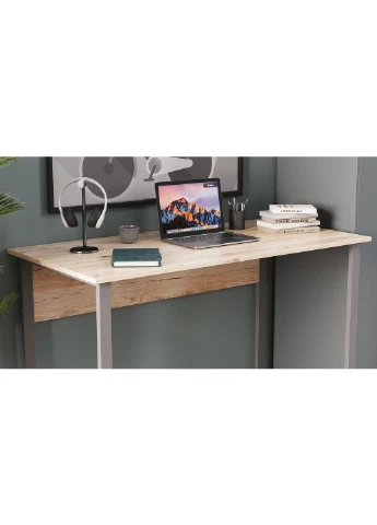 Комп'ютерний стіл Курт 75x100x60 сірий ДСП 16мм (FRD-101830) Ferrum-decor (353500559)