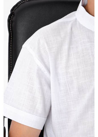 Белая повседневный рубашка однотонная Носи своє