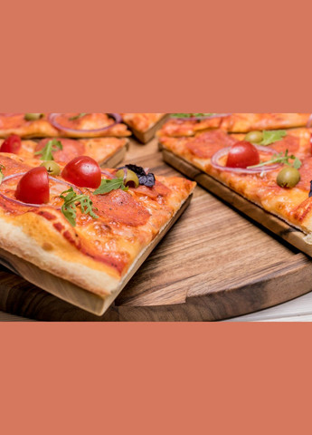 Деревянная подставка для пиццы L Большая подставка для всей компании EcoWalnut (295266071)