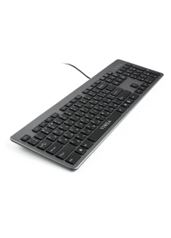 Клавиатура (m40392) Vinga KB735 black-grey (369036111)