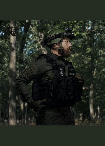 Одинарный закрытый подсумок с клапаном под магазин АК/АR.. Ukrarmor (333721748)