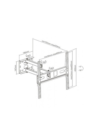 Настенный крепеж BZ2143 UniBracket (314930015)