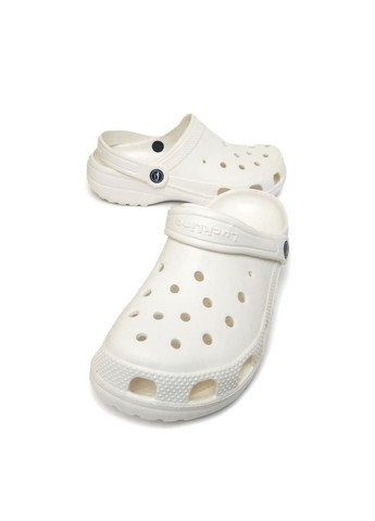 Жіночі крокси білі Luckline 3001-377 Luck Line (364487864)