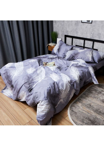 Комплект постельного белья Бязь Gold Люкс «» Полуторный Евро 160х220 наволочки 4х50х70 (MS-820006918) Moon&Star Soft Plumes (356115258)