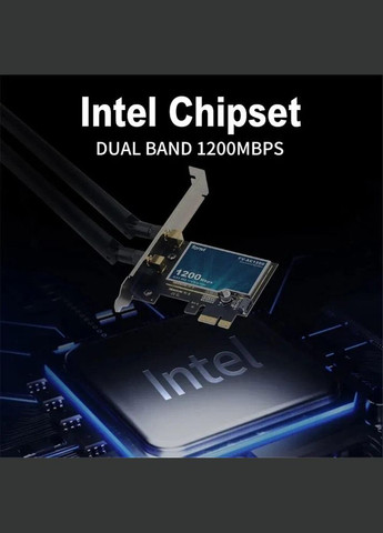 УЦІНКА! Мережева карта WiFi+Bluetooth Fenvi FV-AC1200s 2.4/5.8Ghz, дводіапазонна No Brand (316132024)