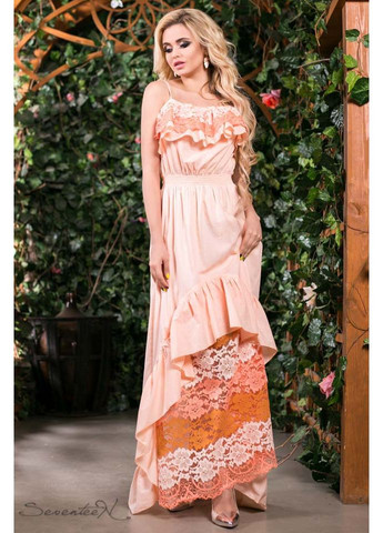 Персикова сукня 626.1412 Seventeen