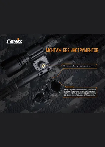 Крепление на оружие для фонарей ALG-18 (A-016355) Fenix (317048488)