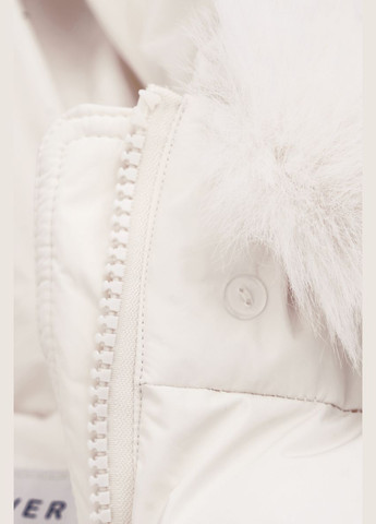 Комбінована демісезонна куртка жіноча uf 20806 молочна Freever