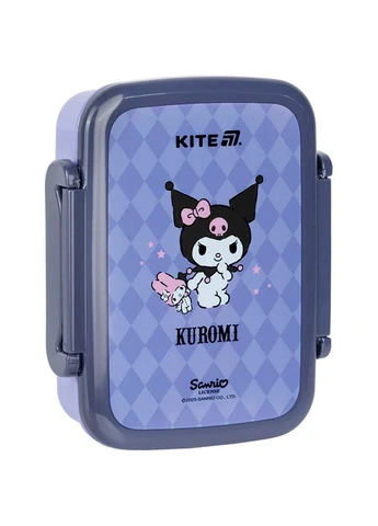 Школьный набор Education teens Kuromi 5 в 1: рюкзак 20,5 л, сумка для обуви, пенал, бутылка 500 мл, ланчбокс Kite (397880897)