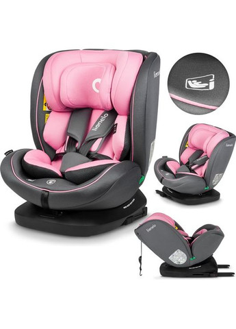 Автокрісло Bastiaan i-Size Pink Baby, рожеве Lionelo LO-BASTIAAN I-SIZE PINK BABY (328400726)