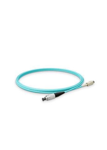 Патч-корд оптический SC/UPC-FC/UPC Бирюзовый LSZH, Multimode OM3 (MM), Simplex, 2мм - 3 м NanoConnect (299337783)