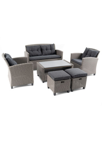 Набор садовой мебели Firenze серый/графитовый Di Volio (303126639)