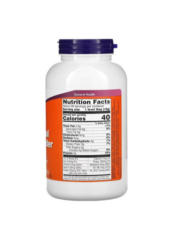 Натуральная добавка Nutritional Yeast Powder, 284 грамм Now (293339538)