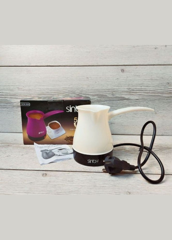 Турка електрична кавоварка електротурка 0,5 л SCM-2928 Pro Білий Sinbo (306716633)