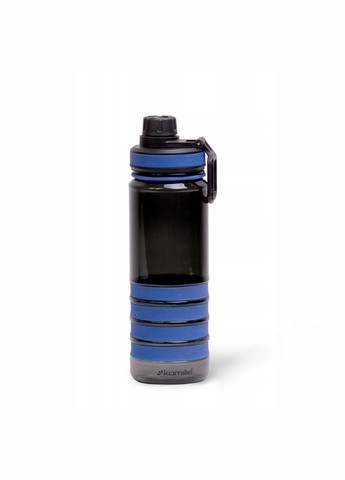 Спортивна пляшка для води 750 мл з пластику (тритан) чорно-синя 2302 Kamille (282720701)