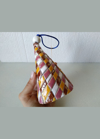 Керамический колокольчик «Пестрый Арлекин» Коти&Ангели (304546011)