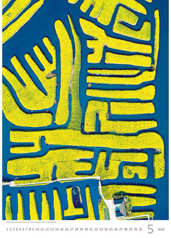 Календар HELMA 2026 31,5 х 45 см World from Above Helma 365 (361855136)