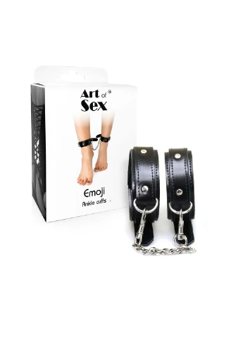 Поножі з екошкіри Emoji Ankle cuffsArt of Sex 19818 Art of Sex (392050894)