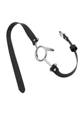 Кляп с ремешком Belt Metal Ring Tongue Pressing Mouth Gag Bdsm4u (401478673)