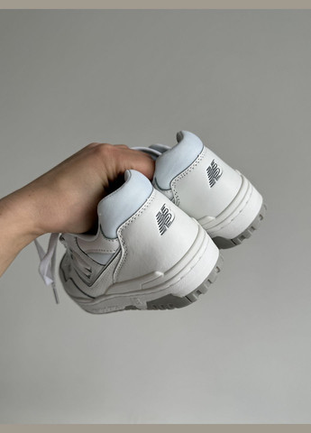 Кроссовки женские и мужские New Balance 550 white | Нью Беланс 550 белые No Brand белые демисезоны (316504444)