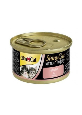 Вологий корм Shiny Kitten для кошенят, курка, 70 г GimCat (355255442)