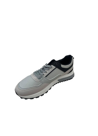 Сірі Осінні чоловічі кросівки сірі Holaso