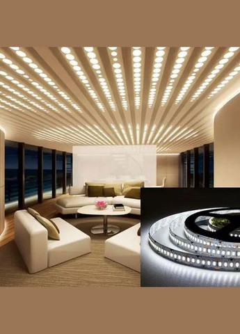 Світлодіодна стрічка OEM ST-12-2835-240-CW-20 біла, негерметична, 1м BIOM (361068866)