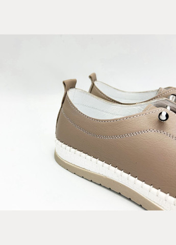 Темно-бежевые мокасины (р) кожа 0-1-1-102-0 Allist