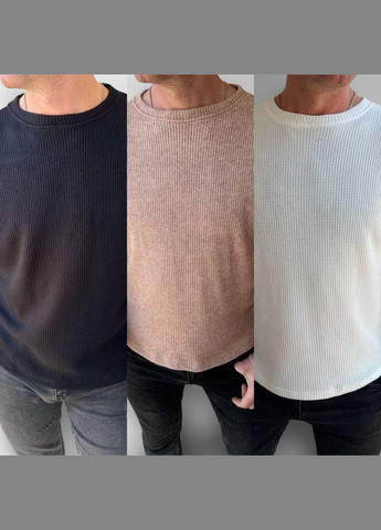 Белый демисезонный свитер стильные высокое качество No Brand