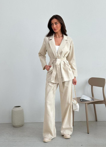 Женские брюки палаццо из хлопка и льна (ak37416p) Art Knit (334892919)