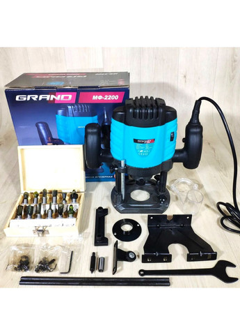 Фрезер с Максимальной цангой 12ММ Чехия БРНО Модель 2200 Усиленное основание Точная регулировка глубины Grand (364120792)