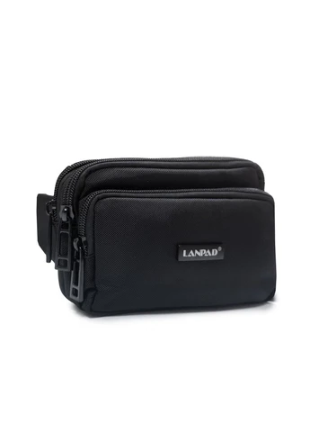 Мужская сумка на пояс 35007 black Lanpad (324691211)