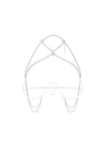 Прикраса на тіло Lustique White harness bra S/M/L Obsessive (369137976)