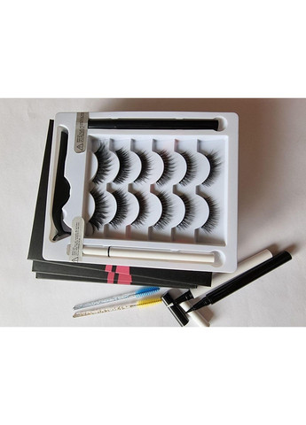 Набір багаторазові самоклеючі накладні вії 6 моделей + ДВА маркера: та прозорий Magnetic Lashes (366668406)