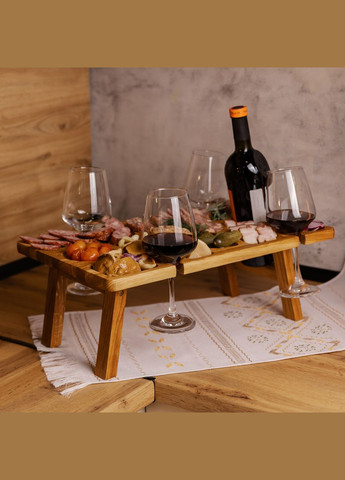 Винный столик-менажница 50*30*18 см, дуб LUGI (322198982)