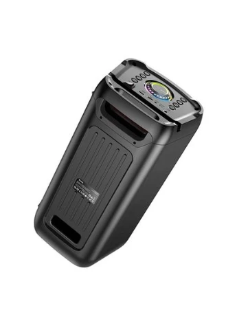 Портативна колонка із мікрофоном HA6 RGB підсвіткою та TWS акумулятор 4500 mAh Bluetooth 5.3 караоке 30 Вт Чорний Hoco (380818094)