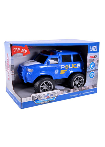 Іграшковий поліцейський позашляховик з світловими та звуковими ефектами на батарейках - No Brand 661-014E (371928243)