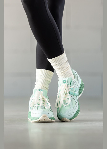 Кроссовки женские New Balance 1906R Mint Green | Нью Баланс 1906 зеленые No Brand зелёные демисезоны (333811303)