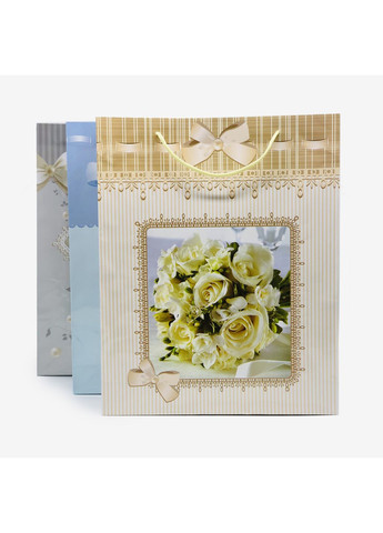 Подарочный бумажный пакет "Торт" (34×28×9 см) — праздничная упаковка для сладких подарков No Brand (366197738)