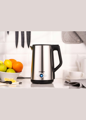 Електрочайник EKL-X52E/1.7 л/2200 Вт/подвійні стінки/LED дисплей/7 темп. режими/Strix контроль/ Ardesto (314749718)
