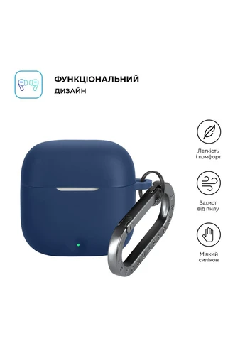Чохол Hang Case для OPPO Enco Buds3 Dark Blue (ARM88031) KLB ArmorStandart (390137891)