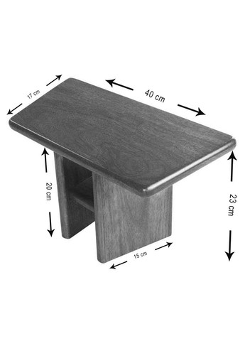 Скамейка для медитации из дерева Чилика карри (СМЕ-000503) No Brand (328227254)