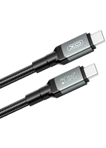 Кабель NBQ264A USB Type-C - USB Type-C 240W 1 м Black (NBQ264A_C_Black) XO (363837476)
