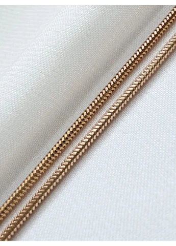 Золотая цепь «Снейк» (55см) 5083537101-1k 3.65, 55 SOVA jewelry house (375214058)