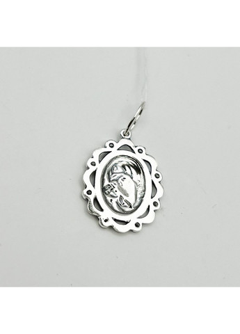 Православна ладанка срібна "Богородиця з немовлям" 2,29 г No Brand (369736631)