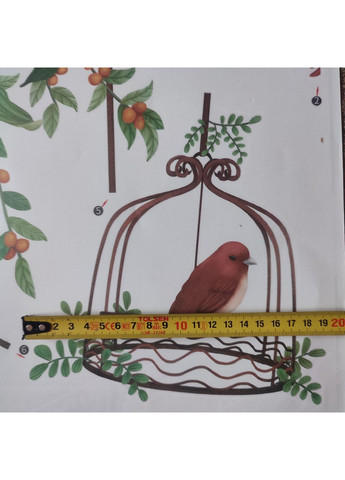 Наклейка на стіну Pretty birds (лист 60 х 90 см) Б77-7 F005HT BRUP (358901469)